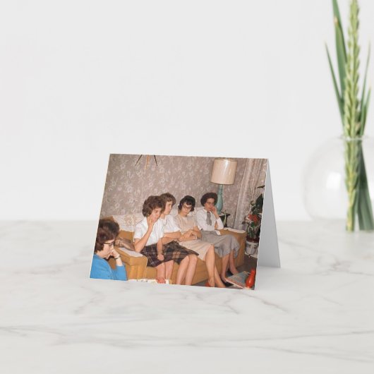 stijl "Plezier in de jaren 60" Note Kaart (Voorkant)