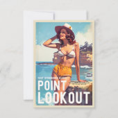  stijl Point Lookout Travel Kaart (Voorkant)