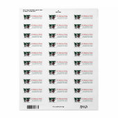 stijl Polar Beer Tree levering Monogram Etiket (Full Sheet)
