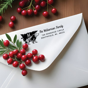 stijl Polar Beer Tree levering Monogram Rubberstempel