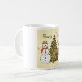  stijl pretkerst koffiemok (Voorkant links)