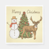  stijl pretkerst servet (Voorkant)