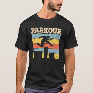  stijl retro noodlijdende Parkour Schattige T-shirt