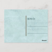  stijl schelpen briefkaart (Achterkant)