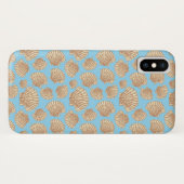  stijl Seashell Patroon Case-Mate iPhone Case (Achterkant (horizontaal))