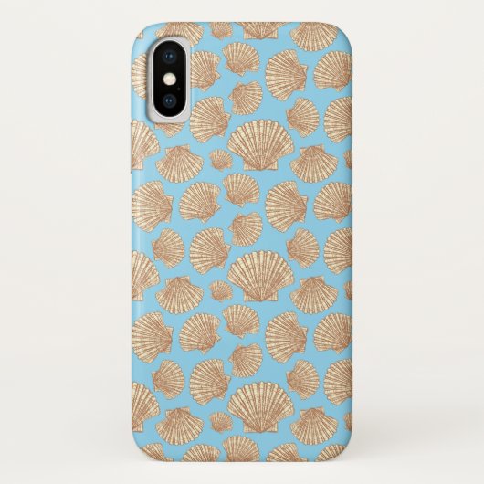  stijl Seashell Patroon Case-Mate iPhone Case (Achterkant)