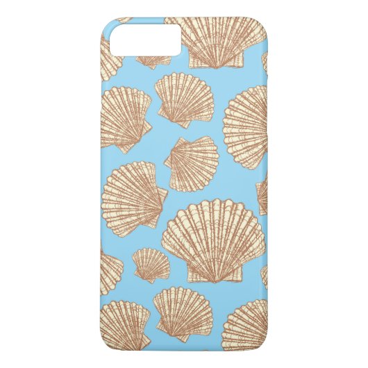 stijl Seashell Patroon Case-Mate iPhone Case (Achterkant)