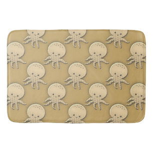  stijl Sepia Baby Octopus Badmat