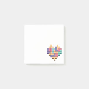 Stijl spelhartritme blokkeren post-it® notes