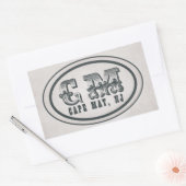  stijl strand Cape May NJ Label Stickers (Envelop)