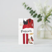 Stijl Stylist Uw Mode Reis begint hier Visitekaartje (Staand voorkant)