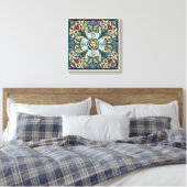  stijl Sun Mandala Canvas Print (Insitu (Slaapkamer))