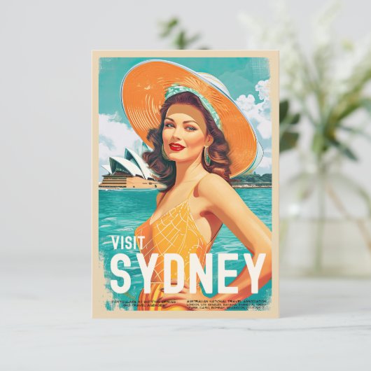 stijl Sydney Travel Kaart (Staand voorkant)