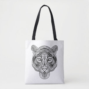 Stijl tijger 2 tote bag