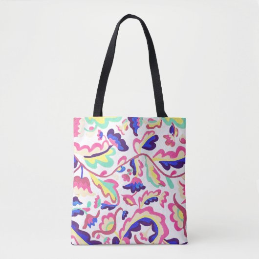 stijl tulp art patroonpatroon Tas (Voorkant)