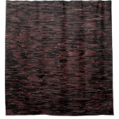 Stijl van de bruine mozaïek met ruwe achtergrond douchegordijn (Voorkant)