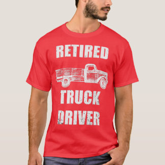 stijl van de chauffeur in ruste vrachtwagen t-shirt