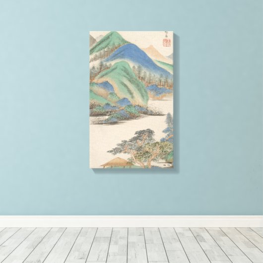 Stijl van diverse oude meesters | Landschap Canvas Afdruk (Insitu (Houten vloer))