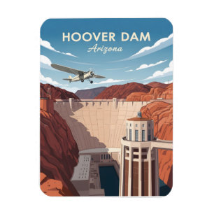  stijl van Hoover Dam Magneet