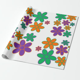 Stijl van Super Groovy 70s Cadeaupapier