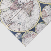 Stijl Veelvoudige Kleurrijke Wereldbollen Tissuepapier (Detail)