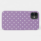 Stijl Violet Polka Dot iPhone, Plus & Pro Hoesje (Achterkant (horizontaal))