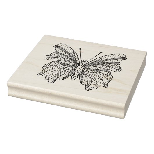 Stijl Vlinder 3 Rubberstempel (Stempel)