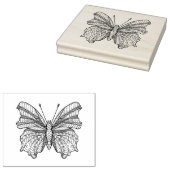 Stijl Vlinder 3 Rubberstempel (Gestempeld)