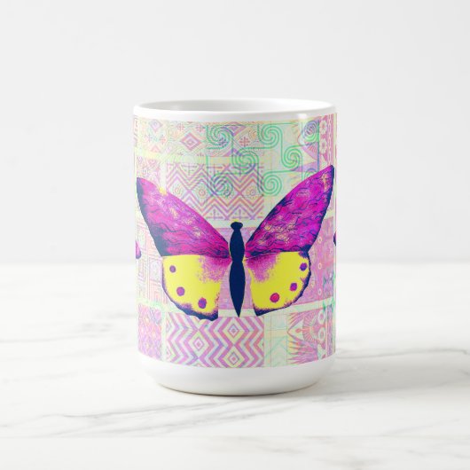  stijl vlinder kunst Mok Cup (Center)