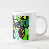 Stijl vogelverschrikker extra grote beker (Rechts)