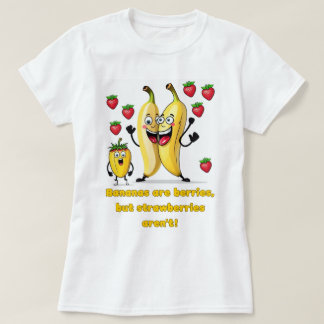 Stijl: Vrouwen Banaan bessen Basic T-shirt