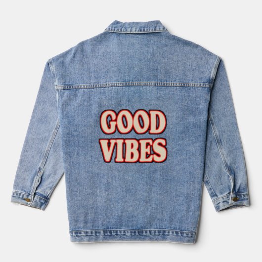Stijl: Vrouwen Denim Jacket (Jean Jacket) (Achterkant)