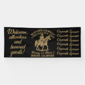 stijl Westerne Cowboy Conventie Spandoek (Horizontaal)