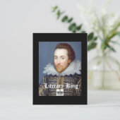 stijl William Shakespeare Thema Briefkaart (Staand voorkant)