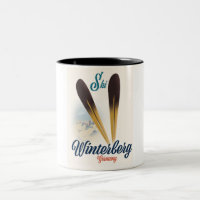 stijl Winterberg Duitsland Ski poster
