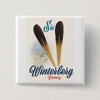 stijl Winterberg Duitsland Ski poster