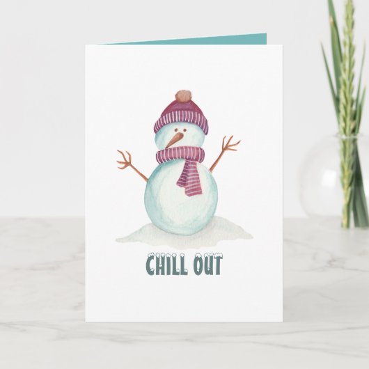  stijl winterkerst kaart (Voorkant)