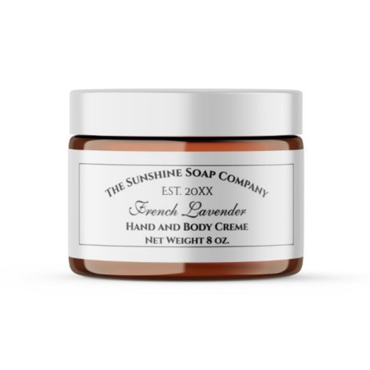 stijl witte cosmetica pot label