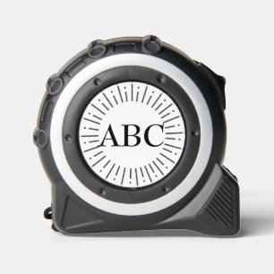 stijl zonnebrand met aangepast monogram rolmaat