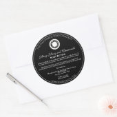  Stijl Zwart Cosmetica Jar Label met logo (Envelop)