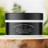 stijl zwarte cosmetica pot label