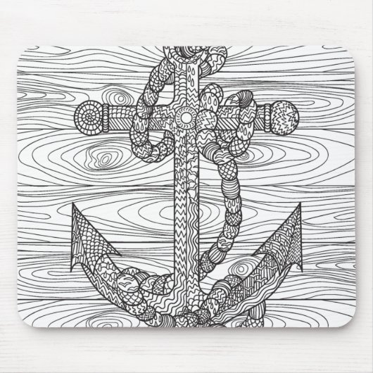 Stijlankerpunt en -helling muismat (Voorkant)