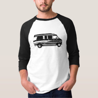 Stijlbestelwagen van 80 s t-shirt