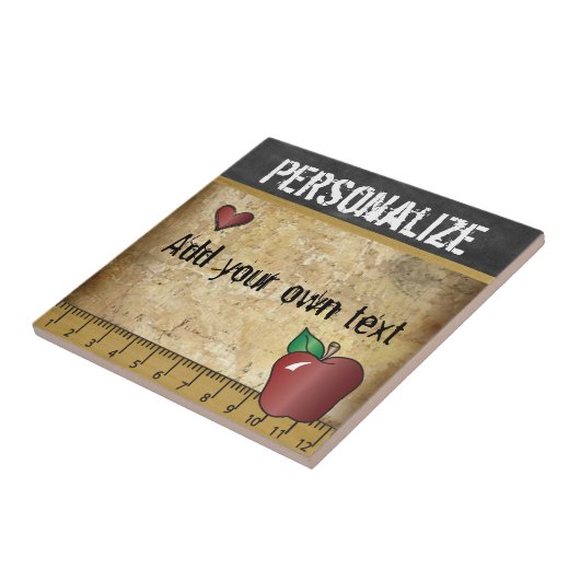 stijldocenten tegeltje (Zijkant)