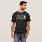  stijldrums Evolutie Design Drummer T-shirt (Voorkant volledig)