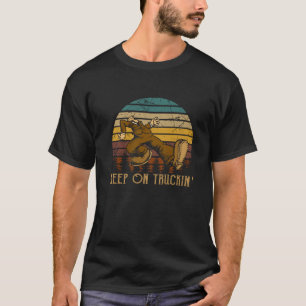  stijlen 70s Muziek Retro auto's blijven rijden T-shirt
