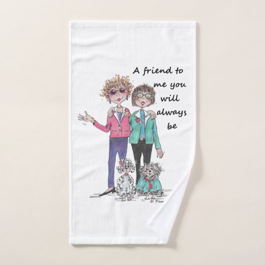 Stijlen komen en gaan, Wise Caricature, Waterverf Handdoek (Handdoek)