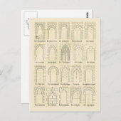 Stijlen van bogen briefkaart (Voorkant / Achterkant)