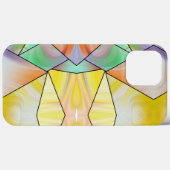 Stijlgeel roze Marmer modern esthetisch Case-Mate iPhone Case (Achterkant (horizontaal))