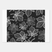 Stijlgevende bladeren 3 inpakpapier vel (Voorkant 2)